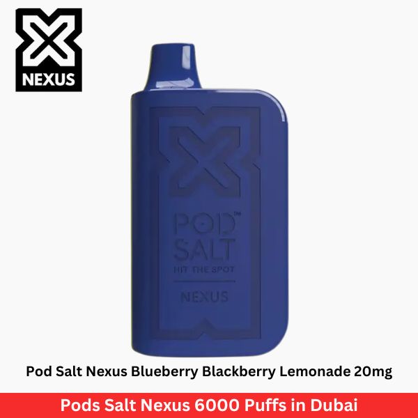 Pod Salt Nexus Blueberry Blackberry Lemonade 20mg 6000 Puffs in Dubai - Uaevapershop in UAE