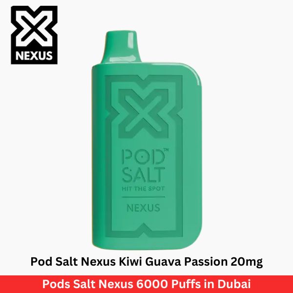 Pod Salt Nexus Kiwi Guava Passion 20mg 6000 Puffs in Dubai - Uaevapershop in UAE