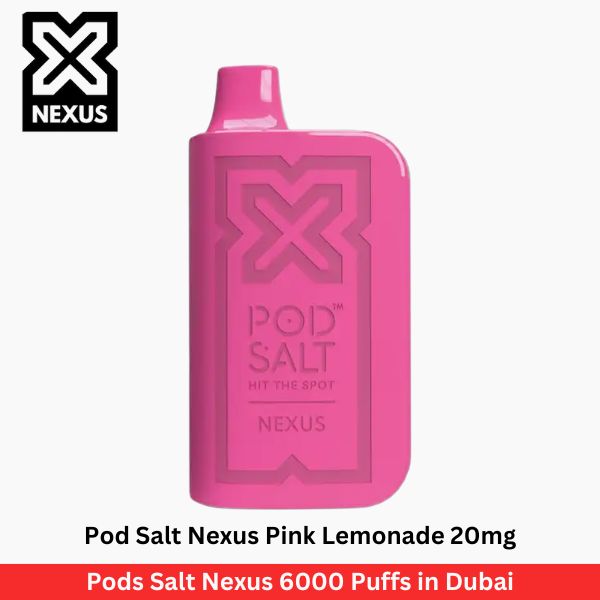 Pod Salt Nexus Pink Lemonade 20mg 6000 Puffs in Dubai - Uaevapershop in UAE