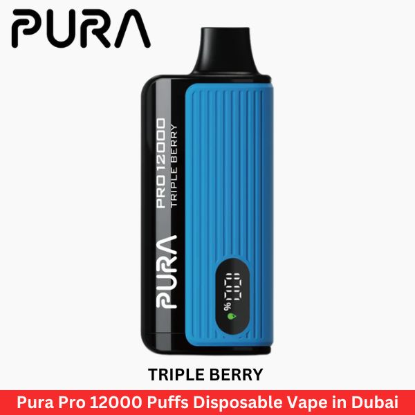 Pura Pro 12000 Puffs Disposable Triple Berry Vape in Dubai - Uaevapershop in UAE