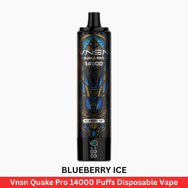 Vnsn Quake Pro 14000 Puffs Blueberry Ice Disposable Vape - Uaevapershop in UAE