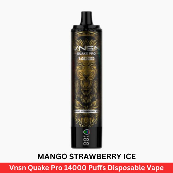 Vnsn Quake Pro 14000 Puffs Mango Strawberry Ice Disposable Vape - Uaevapershop in UAE