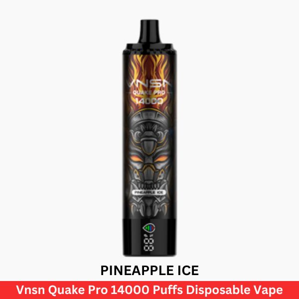 Vnsn Quake Pro 14000 Puffs Pineapple Ice Disposable Vape - Uaevapershop in UAE