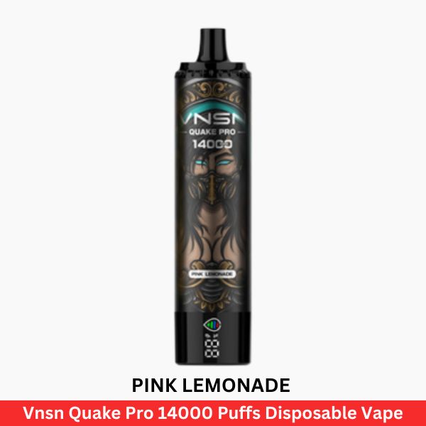 Vnsn Quake Pro 14000 Puffs Pink Lemonade Disposable Vape - Uaevapershop in UAE