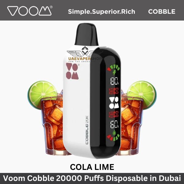 Voom Cobble 20000 Puffs Disposable Cola Lime - Uaevapershop in UAE