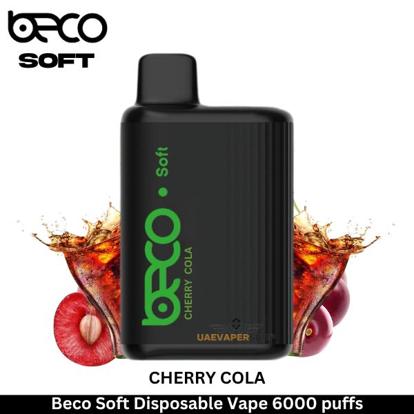 Beco Soft Disposable Vape Cherry Cola 6000 puffs - Uaevapershop in UAE