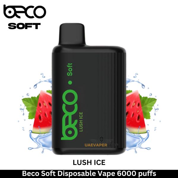 Beco Soft Disposable Vape Lush Ice 6000 puffs - Uaevapershop in UAE