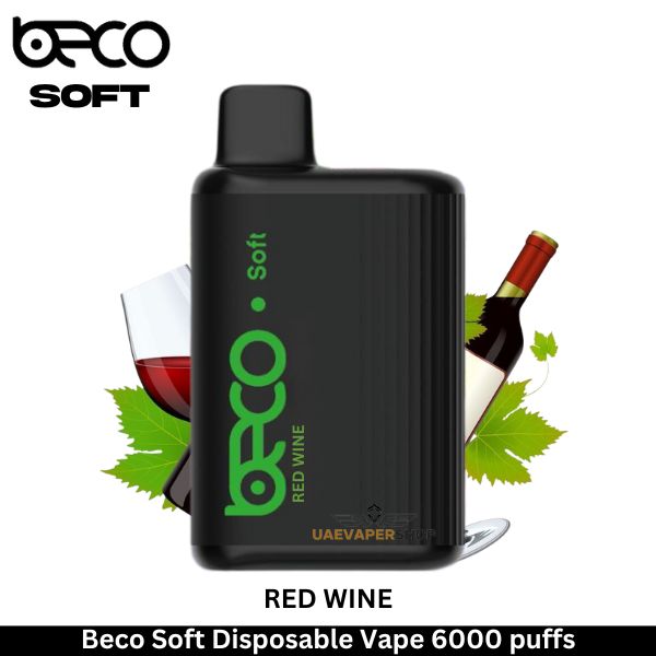 Beco Soft Disposable Vape Red Wine 6000 puffs - Uaevapershop in UAE