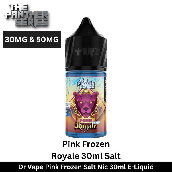 Dr Vape Pink Frozen Salt Nic 30ml Pink Frozen Royale Salt E Liquid - Uaevapershop in UAE