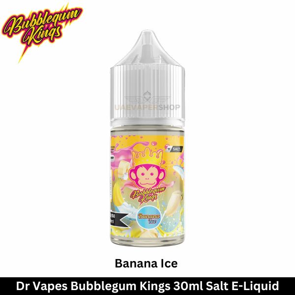 Dr Vapes Bubblegum Kings 30ml Salt - Uaevapershop in Dubai Dr Vapes Bubblegum Kings 30ml Banana Ice Salt - Uaevapershop in UAE
