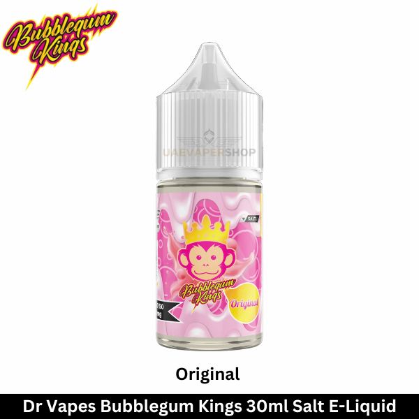 Dr Vapes Bubblegum Kings 30ml Salt - Uaevapershop in Dubai Dr Vapes Bubblegum Kings 30ml Original Salt - Uaevapershop in UAE