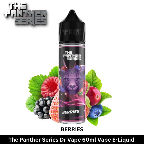 The Panther Series Dr Vape 60ml Berries Vape E Liquid - Uaevapershop in UAE