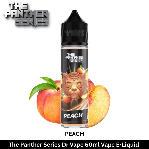 The Panther Series Dr Vape 60ml Peach Vape E Liquid - Uaevapershop in UAE