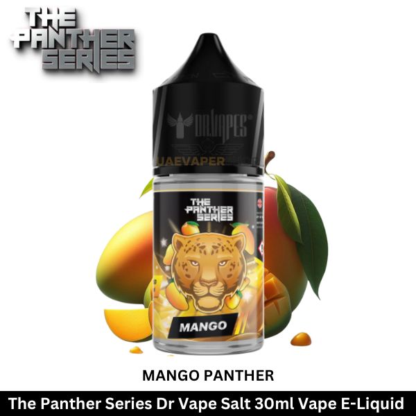 The Panther Series Dr Vape Salt 30ml Vape Mango Panther E Liquid - Uaevapershop in UAE