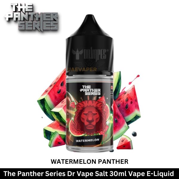 The Panther Series Dr Vape Salt 30ml Vape Watermelon Panther E Liquid - Uaevapershop in UAE