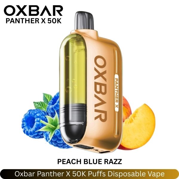 Oxbar Panther X 50K Puffs Peach Blue Razz Disposable Vape