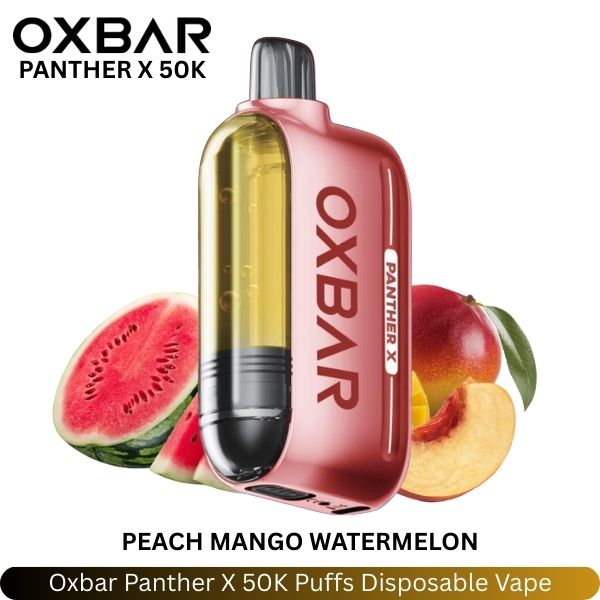 Oxbar Panther X 50K Puffs Peach Mango Watermelon Disposable Vape