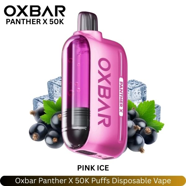 Oxbar Panther X 50K Puffs Pink Ice Disposable Vape