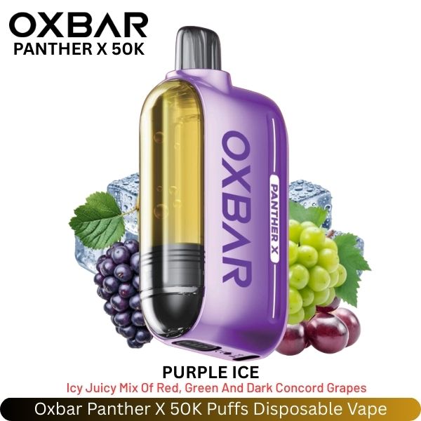 Oxbar Panther X 50K Puffs Purple Ice Disposable Vape