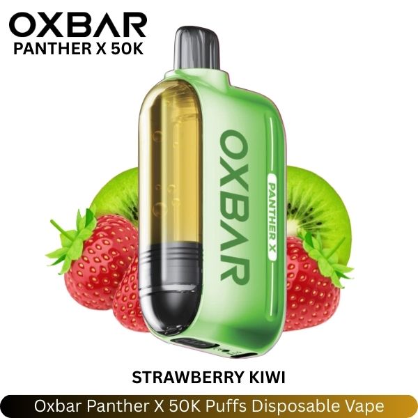 Oxbar Panther X 50K PuffsStrawberry Kiwi  Disposable Vape