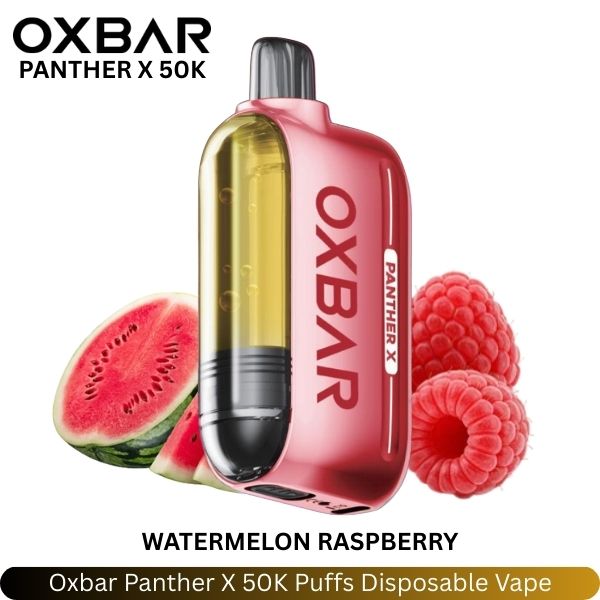 Oxbar Panther X 50K Puffs Watermelon Raspberry Disposable Vape