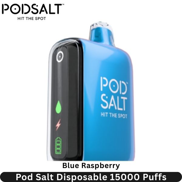 Pod Salt Blue Raspberry Disposable 15000 Puffs