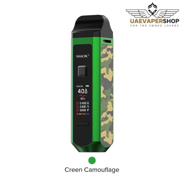 SMOK RPM 40 Pod mod Kit There is a special vape device combining the advantages of both pod devices. SMOK RPM40 Kit features an integrated 1500mAh battery