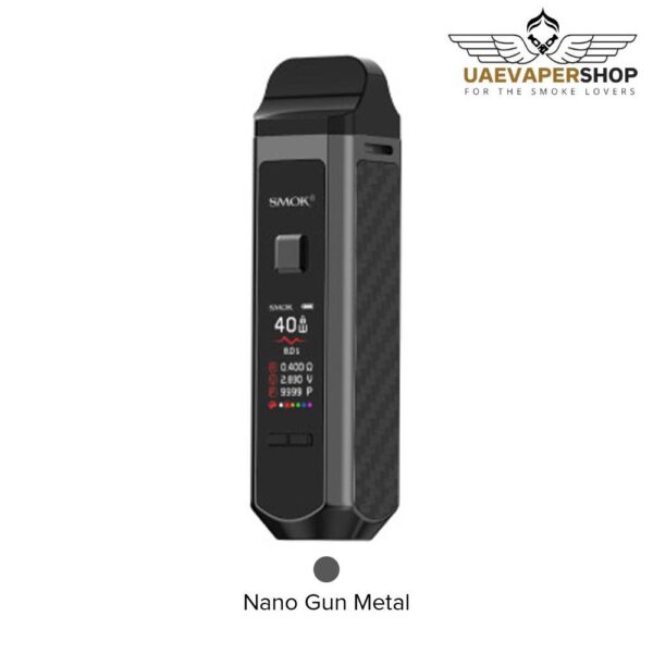 SMOK RPM 40 Pod mod Kit There is a special vape device combining the advantages of both pod devices. SMOK RPM40 Kit features an integrated 1500mAh battery