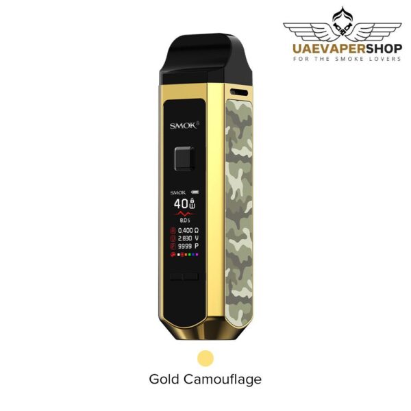 SMOK RPM 40 Pod mod Kit There is a special vape device combining the advantages of both pod devices. SMOK RPM40 Kit features an integrated 1500mAh battery