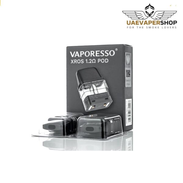 The Vaporesso XROS Pod Cartridge Replacement is perfect for Vaporesso XROS Pod Kit. The Vaporesso XROS Pod adopts a built-in 0.8ohm meshed coil and 1.2ohm meshed coil for purer and better flavor