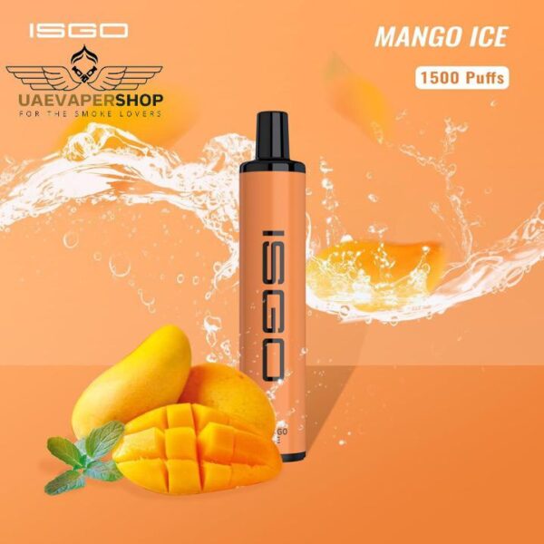 ISGO Disposable Paris 1500Puffs Best Buy Now Uae Vaper Shop ISGO Paris Disposable Vape Spec: 5ml Pre-filled Pod 1500 Puffs Approximately 50MG (5%) Nicotine Salt