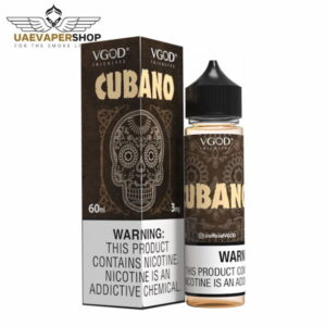 VGOD Cubano Brown 60ml Authentic Best Buy Premium E-liquid Brand Name: VGOD Flavor: Cuban Tobacco, Creamy Vanilla VG/PG: 70VG/30PG Nicotine: 3MG Size: 60 ml