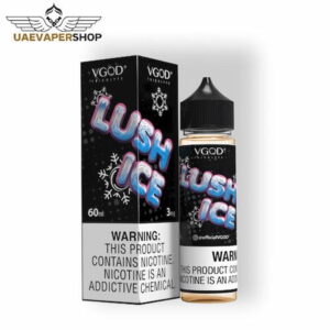 VGOD Lush Ice Buy 60ml Best Premium Online Vaper Shop In UAE Features: Brand Name: VGOD E-liquid Flavor ‎Menthol‎, ‎Watermelon Nicotine: 3mg Manufactured by USA