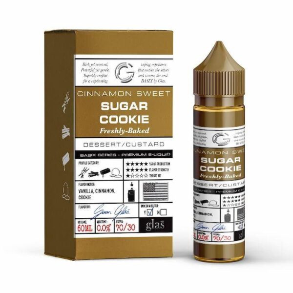 Sugar Cookie 60ml E-Liquid Basix Glas Best Online Vaper