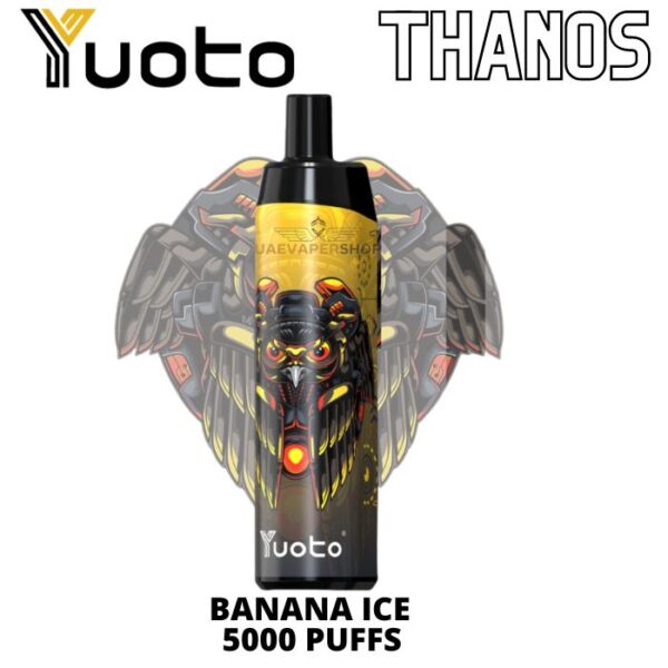 Best Yuoto Thanos 5000 Puffs BANANA ICE Buy Disposable Vape In Duabi
