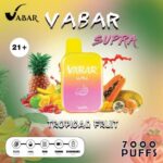 Vabar Supra 7000 Puffs Disposable Tropical Fruit Best Buy Online Uae Vaper