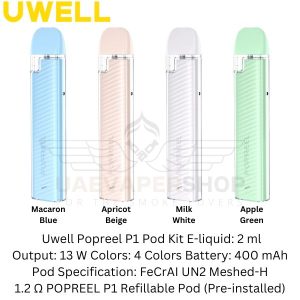 Best Uwell Popreel P1 Pod Kit 400mah 13w in Uae.jpg