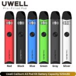 Uwell Caliburn A3 Pod Kit Battery Capacity 520mAh