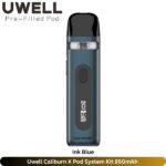 Uwell Caliburn X Pod System Kit 20W Ink Blue