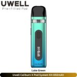 Uwell Caliburn X Pod System Kit 20W Lake Green