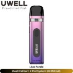 Uwell Caliburn X Pod System Kit 20W Lilac Purple