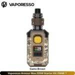 Vaporesso Armour Max 220W Starter Kit iTANK T Camo Brown
