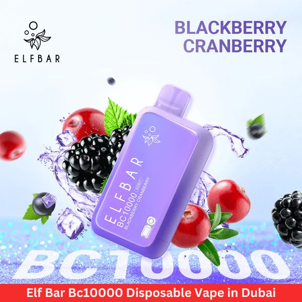 Elf Bar Bc10000 Blackberry Cranberry Disposable Vape in Dubai - Uaevapershop in UAE