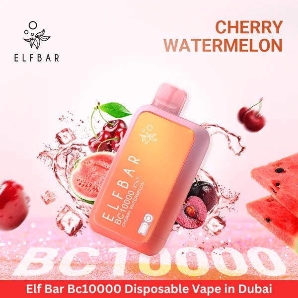 Elf Bar Bc10000 Cherry Watermelon Disposable Vape in Dubai - Uaevapershop in UAE