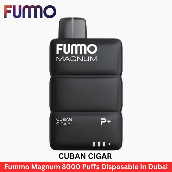Fummo Magnum 8000 Puffs Cuban Cigar Disposable in Dubai - Uaevapershop in UAE