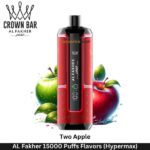 AL Fakher 15000 Puffs Flavors Two Apple (Hypermax)