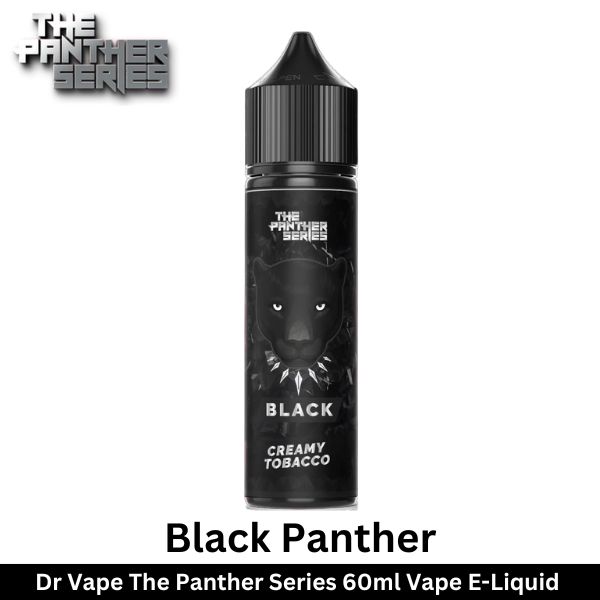 Dr Vape The Panther Series Black 60ml Vape E Liquid - Uaevapershop in UAE