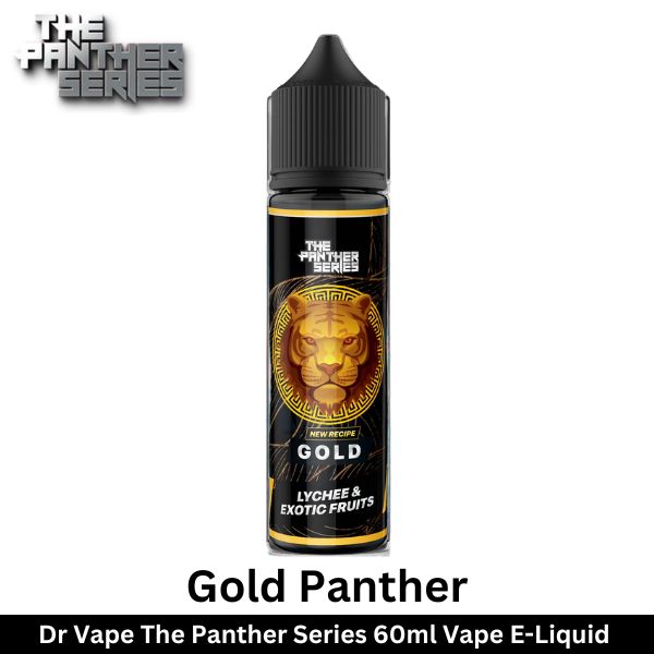 Dr Vape The Panther Series Gold 60ml Vape E Liquid - Uaevapershop in UAE