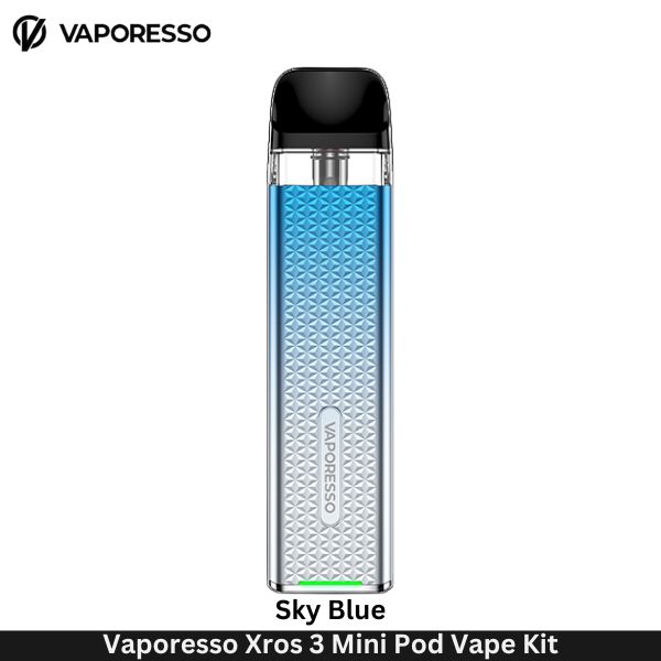 Vaporesso Xros 3 Mini Pod Vape Kit - Uaevapershop in Dubai Vaporesso Xros 3 Mini Pod Vape Kit Sky Blue - Uaevapershop in UAE