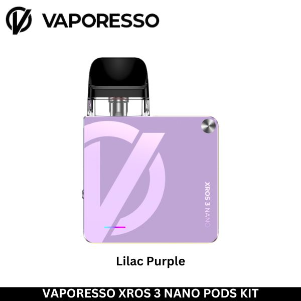 Vaporesso Xros 3 Nano Pods Kit - Uaevapershop in Dubai Vaporesso Xros 3 Nano Pods Kit Lilac Purple - Uaevapershop in UAE